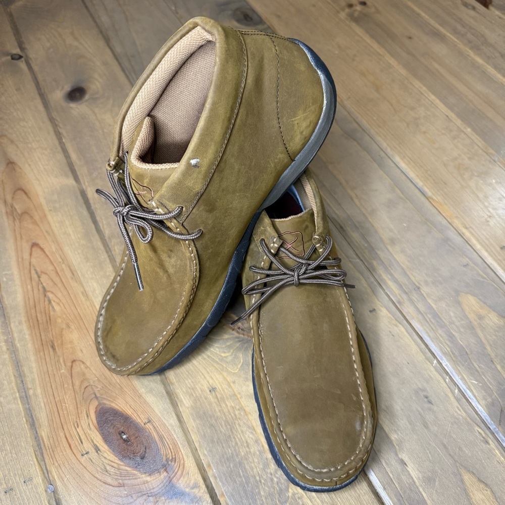 Twisted X Men's Brown Chukka Steel Toe Work Boots. 12M